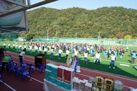 홍천 남면 주민 350명, 함께 걸으며 건강과 이웃의 정 나눠